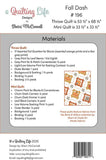 Fall Dash Quilt Pattern by Sherri McConnell