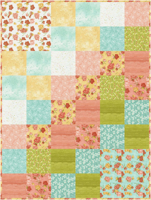 Baker's Dozen Quilt Kit using Kindred from Moda