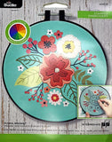 Stamp Embroidery Floral Bouquet