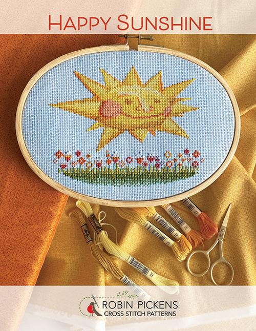 Happy Sunshine Cross Stitch Pattern by Robin Pickens