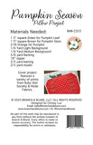 Pumpkin Season Pillow Pattern by Branch & Blume