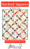 Stacked Squares Quilt Pattern Happy Quilting Patterns by Melissa Corry