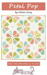 Petal Pop Quilt Kit using Kindred fabrics from Moda Picnic Size