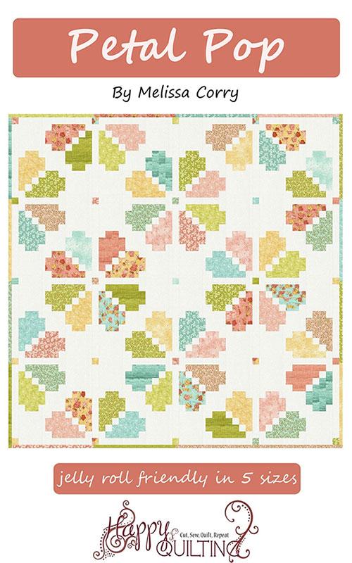 Petal Pop Quilt Kit using Kindred fabrics from Moda Picnic Size