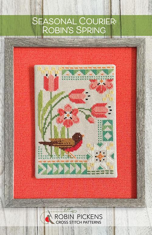 Seasonal Courier: Robin's Spring Cross Stitch Pattern by Robin Pickens