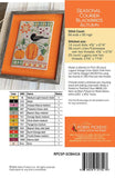 Seasonal Courier Blackbirds Autumn Cross stitch pattern