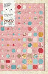 Bubbly Quilt Pattern featurind Sunday Brunch by Basic Grey