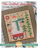 The Quilted Snowman Cross Stitch Pattern by Lori Holt