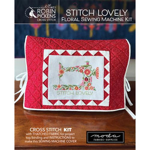 Stitch Lovely Floral Sewing Machine Cross Stitch Kit