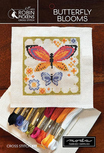 Butterfly Blooms Cross Stitch Kit by Robin Pickens