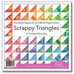 6" Scrappy Triangle by Leila Gardunia
