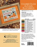 Courier Duos Autumn Blackbirds Cross Stitch Pattern by Robin Pickens