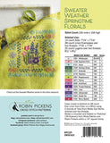Sweater Weather Springtime Florals Cross Stitch Pattern by Robin Pickens