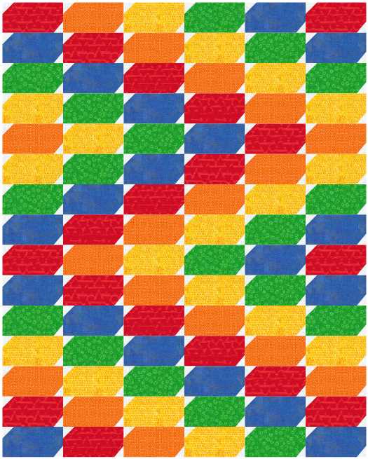 Bricks and Bows Quilt Pattern PDF Download