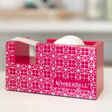 Kimberbell Paper Tape Dispenser, Cranberry Star