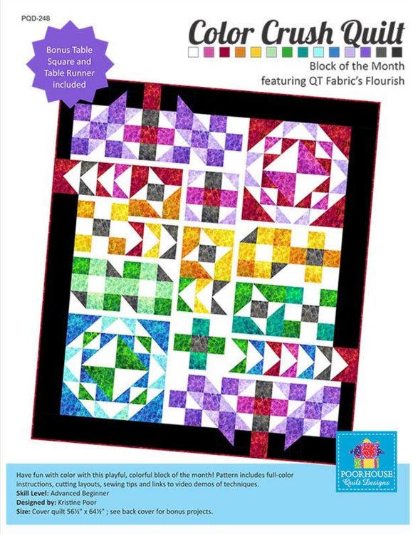 Color Crust Quilt BOM Pattern