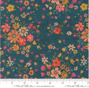 Sagewood Rosemary Peacock by Crystal Manning for Moda Fabrics