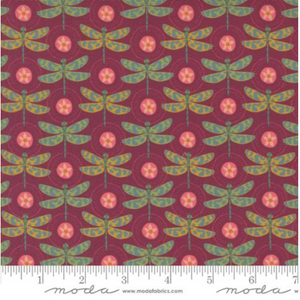 Sagewood Aviators Rose Wine by Crystal Manning for Moda Fabrics