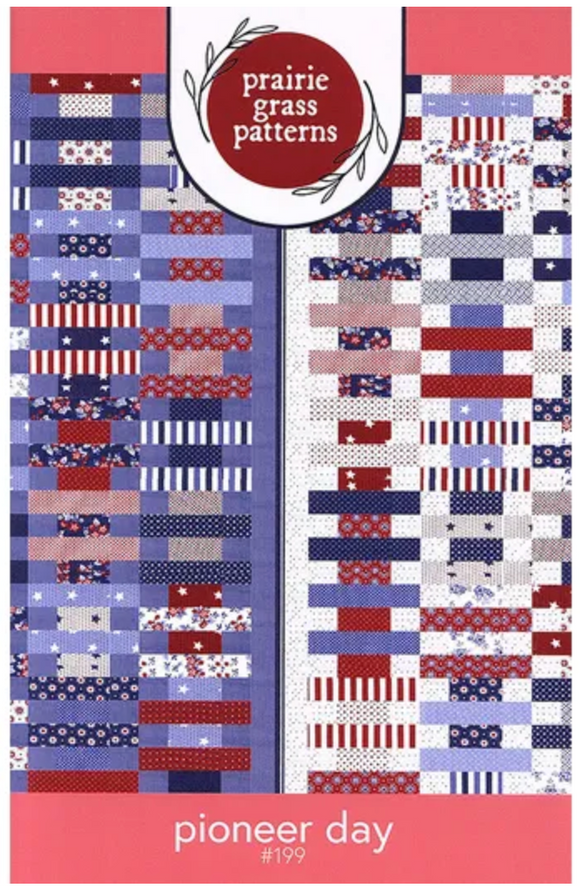 Pioneer Day Quilt Kit using Star Spangled fabrics by April Rosenthal