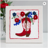 Americana Cowgirl Punch Needle Plus Kit from Kimberbell