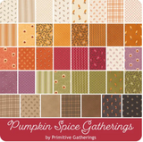 Pumpkin Spice Gatherings Layer Cake® by Primative Gatherings for Moda