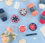 Hello Daisy Key Chain Punch Needle Kit from Kimberbell