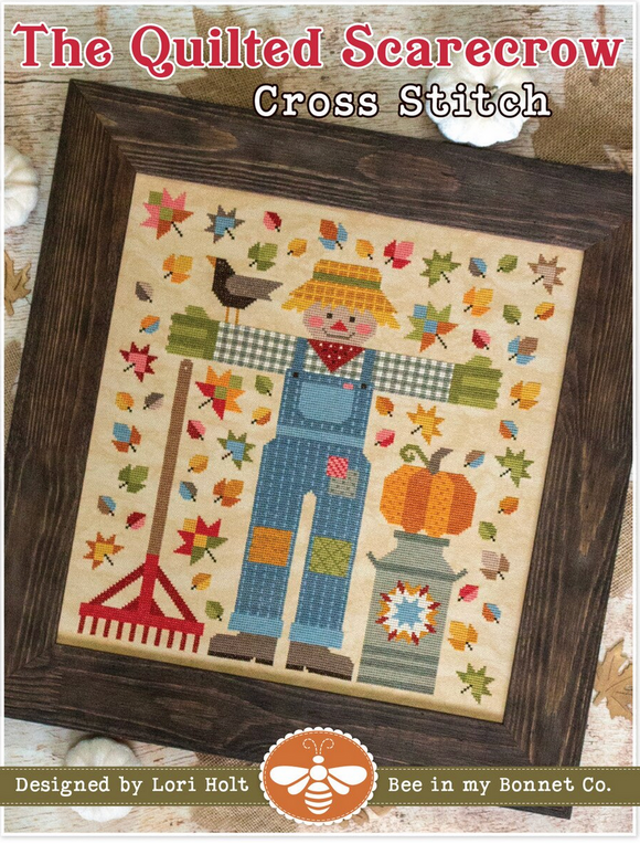 It's Sew Emma The Quilted Scarecrow Cross Stitch Pattern
