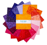 Expressions Batiks Hand-Dyes Sunset Sorbet 10" Stacker