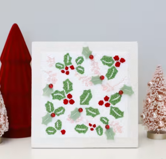 Happy Holly-Days Punch Needle Kit by Kimberbell