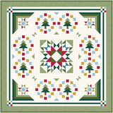 Woodland Christmas Quilt Kit using Bumbleberies from Lewis and Irene