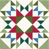 Woodland Christmas Quilt Kit using Bumbleberies from Lewis and Irene