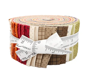 Pumpkin Spice Gatherings Jelly Roll® by Primative Gatherings for Moda
