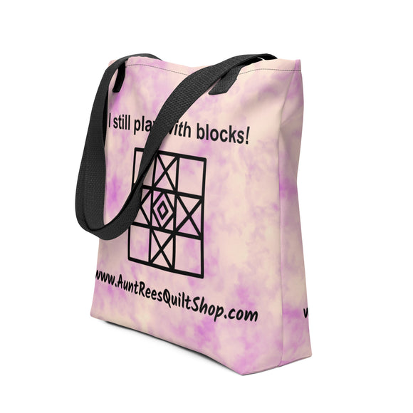 I still play with blocks Tote bag