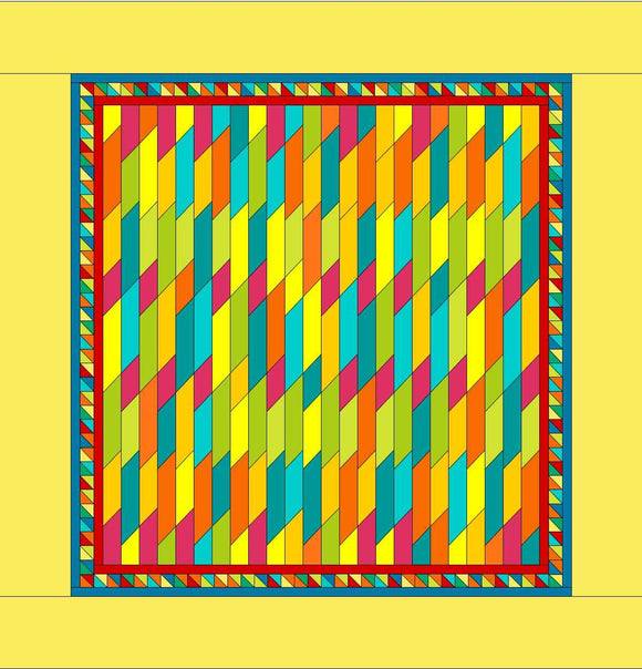 Jelly on the Fence Quilt Pattern PDF Download