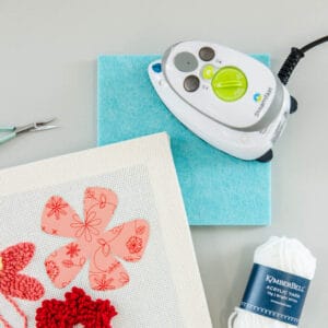 Wool Mat, Aqua, 6×6