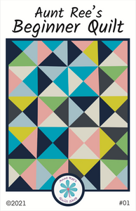 Aunt Ree's Beginner Quilt Pattern Paper Copy