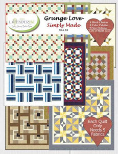 GRUNGE LOVE SIMPLY MADE QUILT PATTERN BOOK