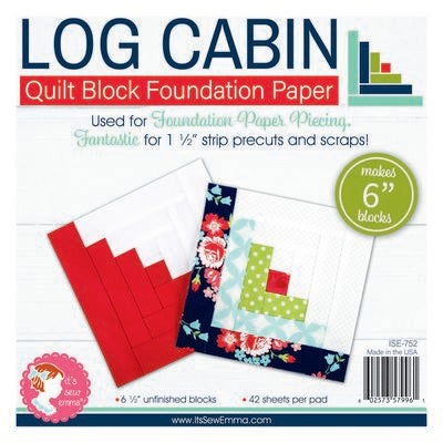 Log Cabin 12in Block Foundation Paper Pad