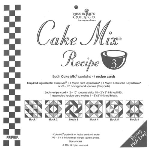 Moda Cake Mix Recipe #3