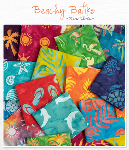 Beachy Batiks FQ Bundle for Moda