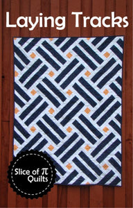 Laying Tracks Quilt Kit-Twin