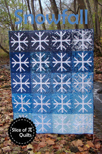 Snowfall Quilt Pattern from Slice of Pi Quilts