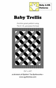 Baby Trellis Quilt Pattern by A-OK Patterns