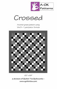 Crossed Quilt Pattern from A-OK Patterns